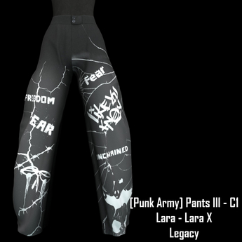 Second Life Marketplace - [Punk Army] Pants III - C1